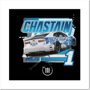 Ross Chastain Charcoal Car Posters and Art